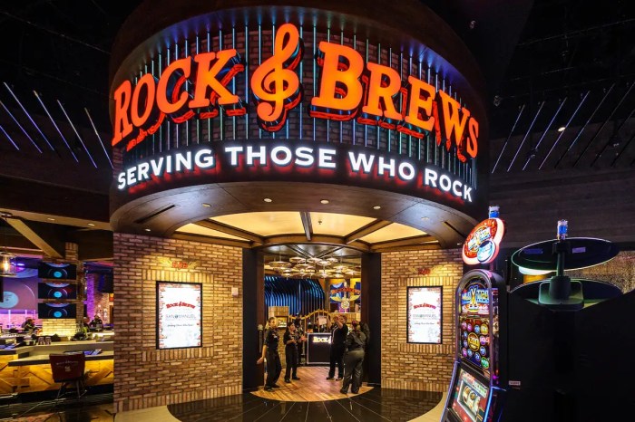 Rock and brews nutrition menu