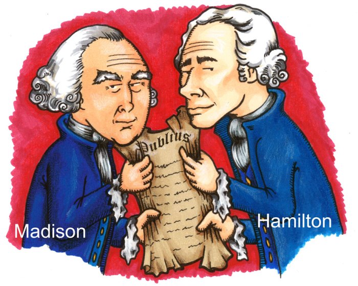 Federalist and anti federalist cartoon