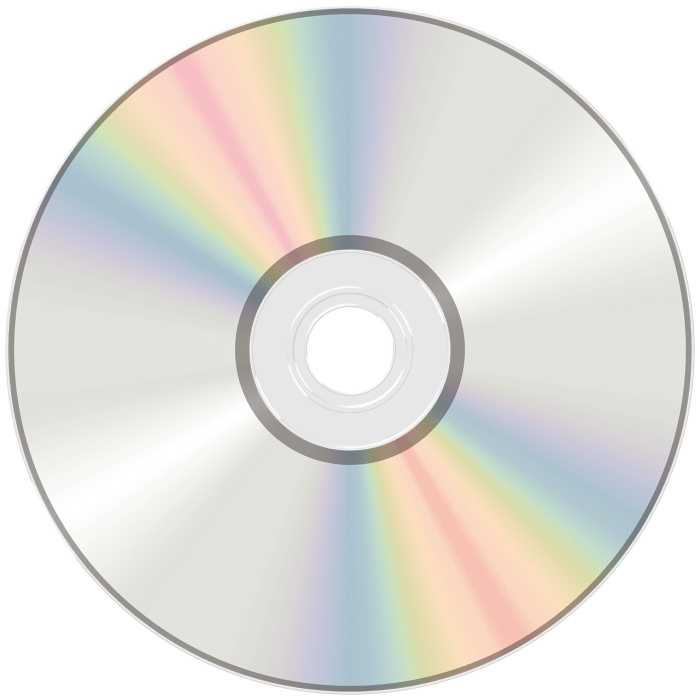 The d in cd-rom shiny object