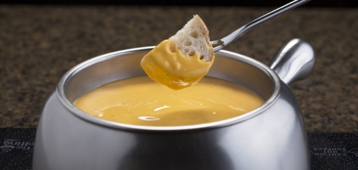 Melting pot cheese fondue recipe fiesta