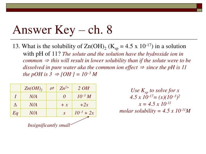 Common ion effect on solubility pogil answers