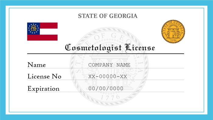 Georgia cosmetology state board practical exam