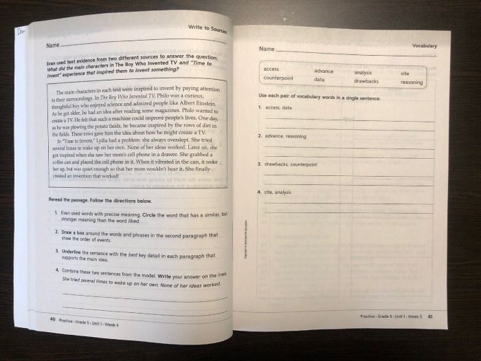 Phonics/spelling grade 4 unit 2 week 3 answer key